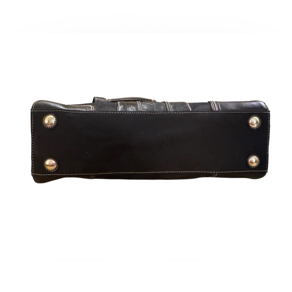 Coach Hampton Signature Stripe Satchel — 2007 - Picture 7 of 12